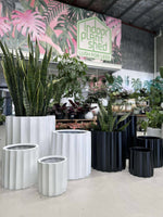 SAT Ribbed Cylinder Pot