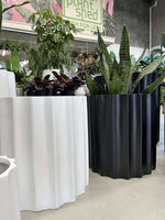 SAT Ribbed Cylinder Pot