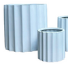 SAT Ribbed Cylinder Pot